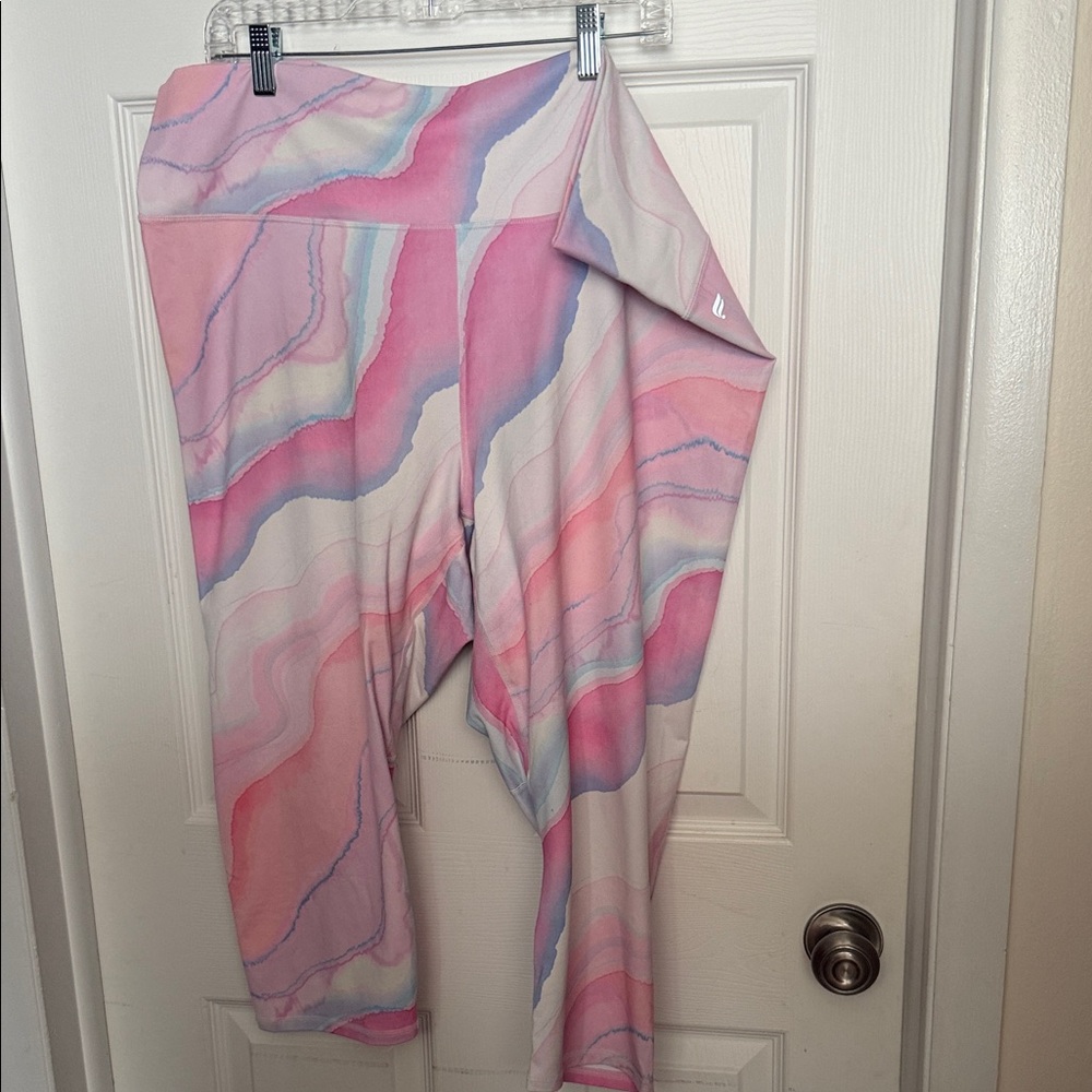 Fabletics Multicolor Swirl Leggings